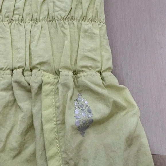 Free People Movement The Way Home Shorts Women's Large Pomelo Yellow High Waist - Picture 7 of 15